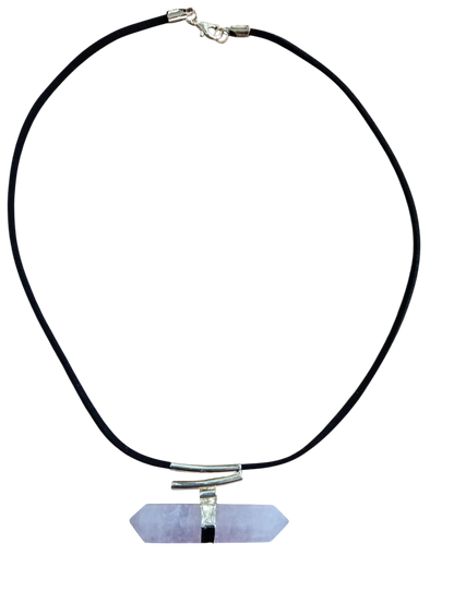Double terminated quartz - dual line