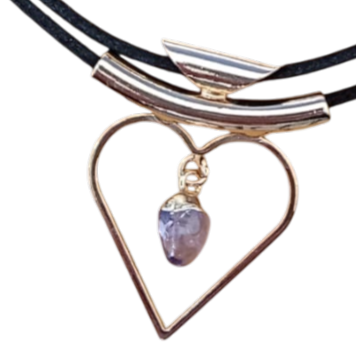 Heart shaped metal heart