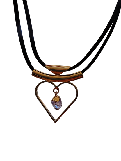 Heart shaped metal heart