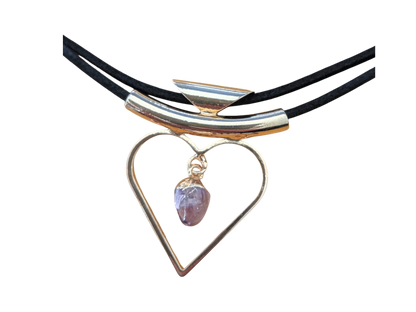 Heart shaped metal heart