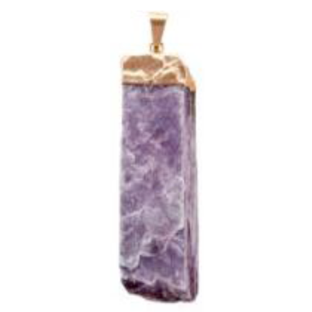 Lepidolite Bar Pendants – Wholesale (Brazil) - Nativa Gems
