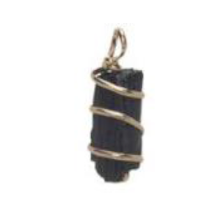 Black Tourmaline Spiral Pendants – Wholesale from Brazil - Nativa Gems