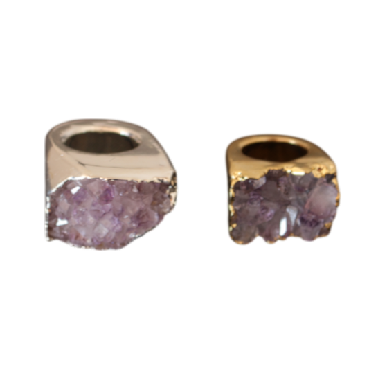 FULL PLATED CLUSTERS - AMETHYST