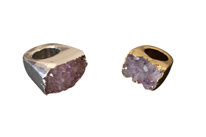 FULL PLATED CLUSTERS - AMETHYST