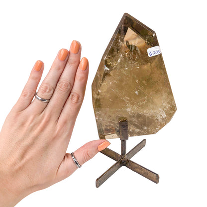 Natural Free Form Citrine on Stand