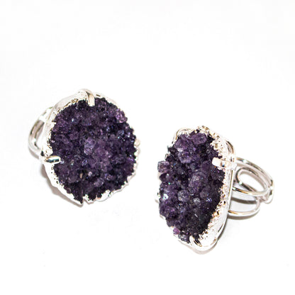 single large druzy - natural free form