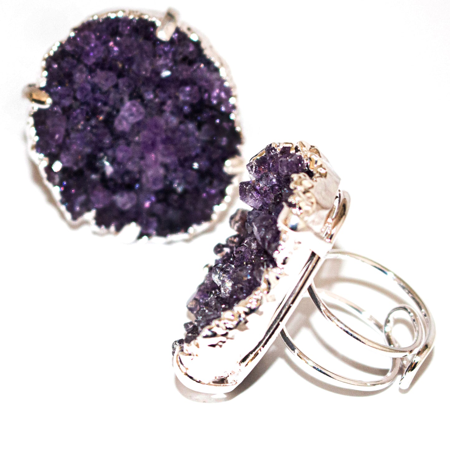 single large druzy - natural free form