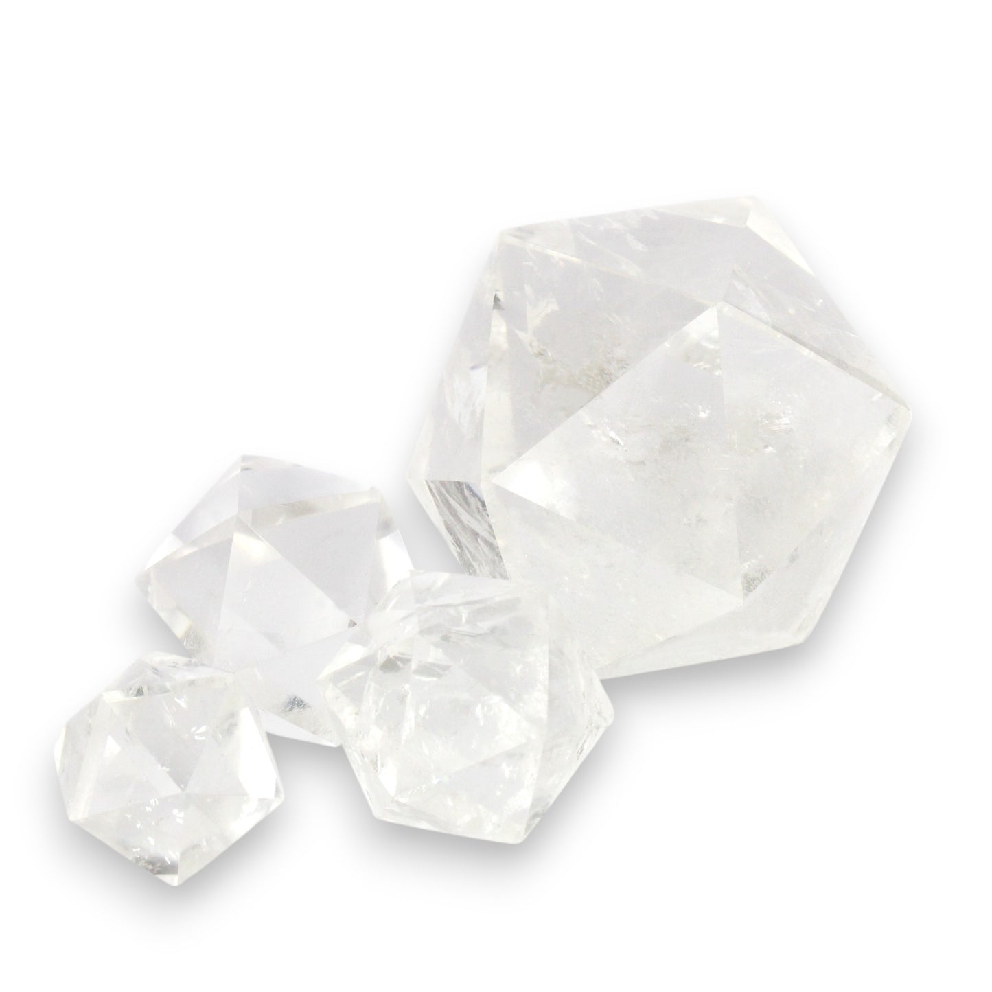 Octahedron Clear Quartz - Nativa Gems