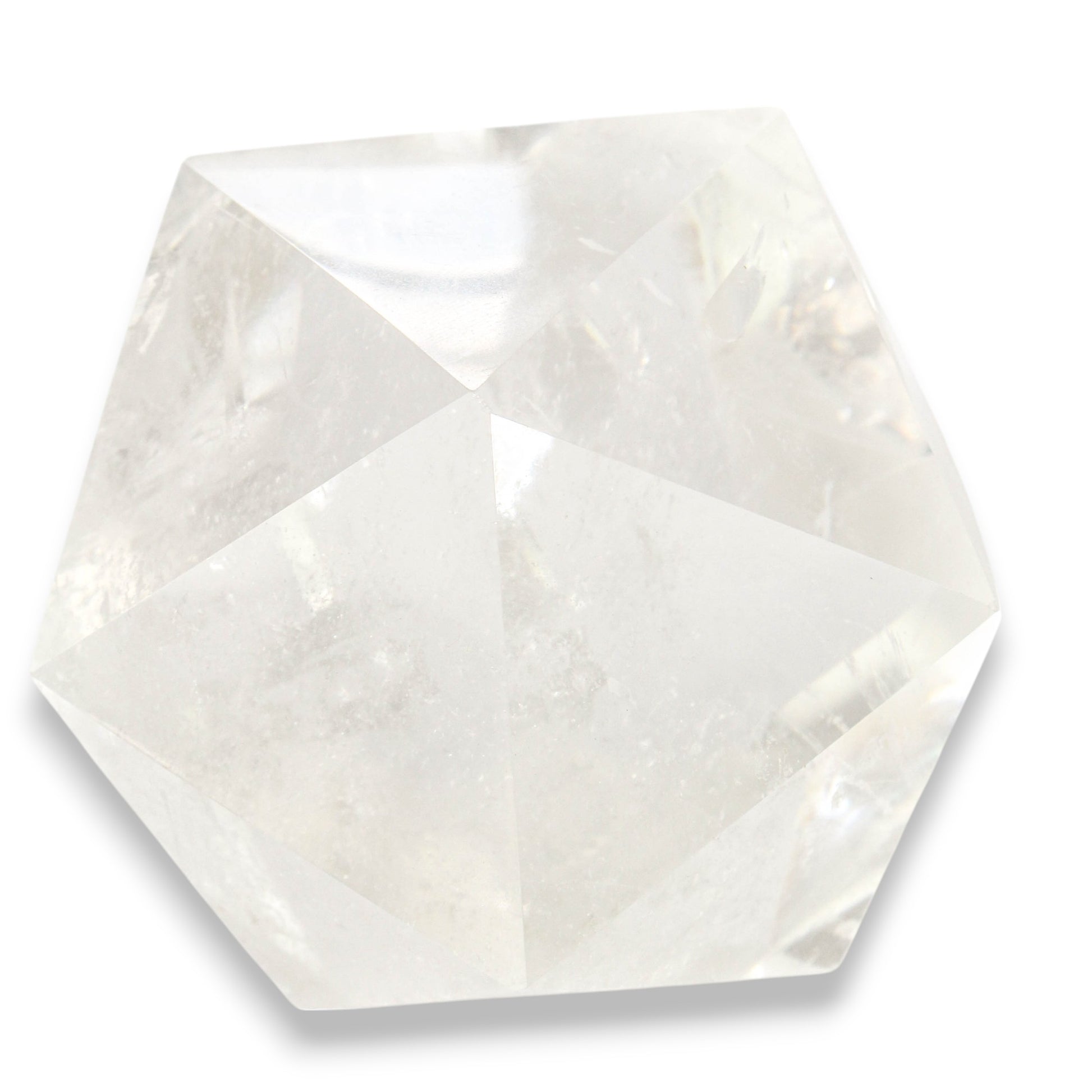 Octahedron Clear Quartz - Nativa Gems