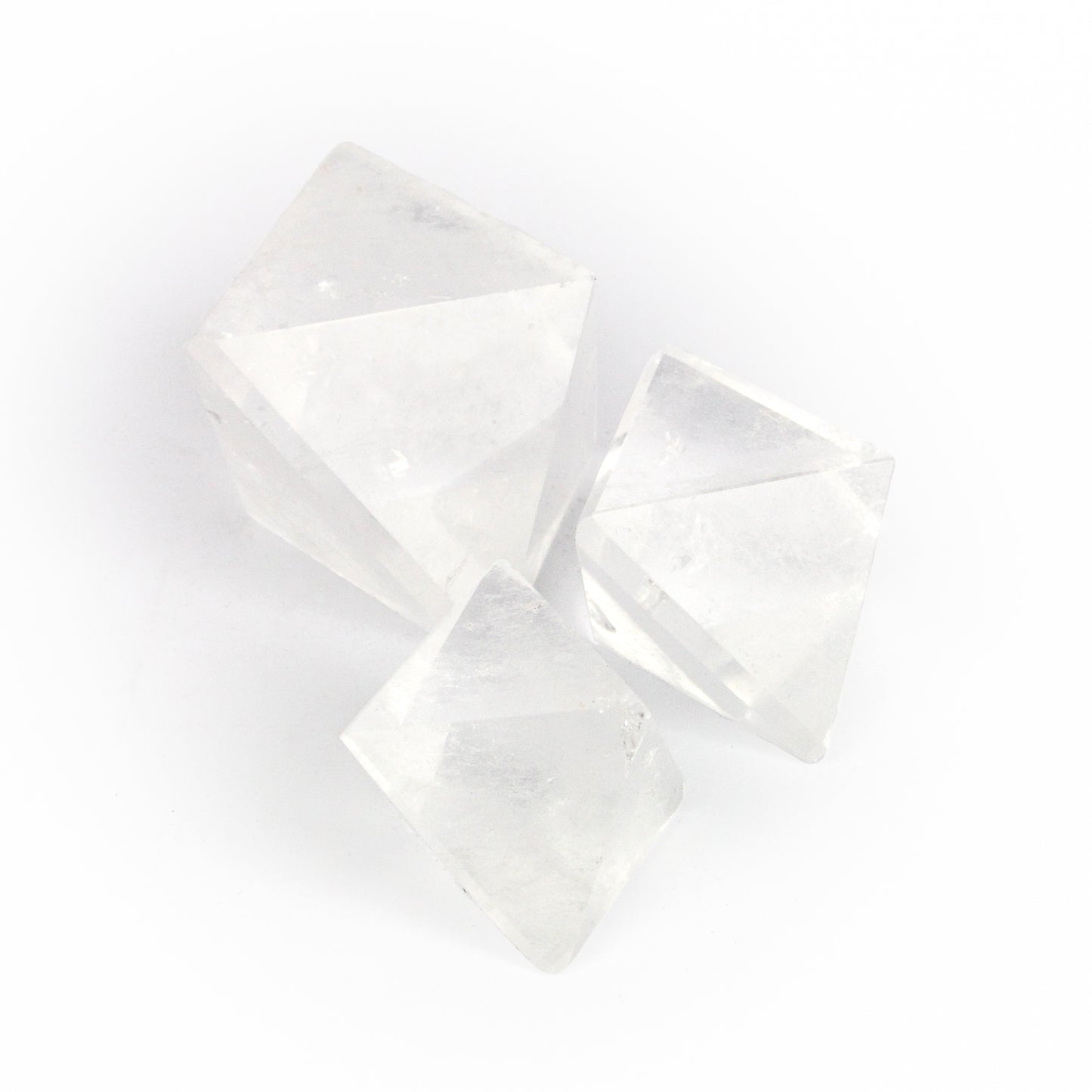 Octahedron Clear Quartz - Nativa Gems