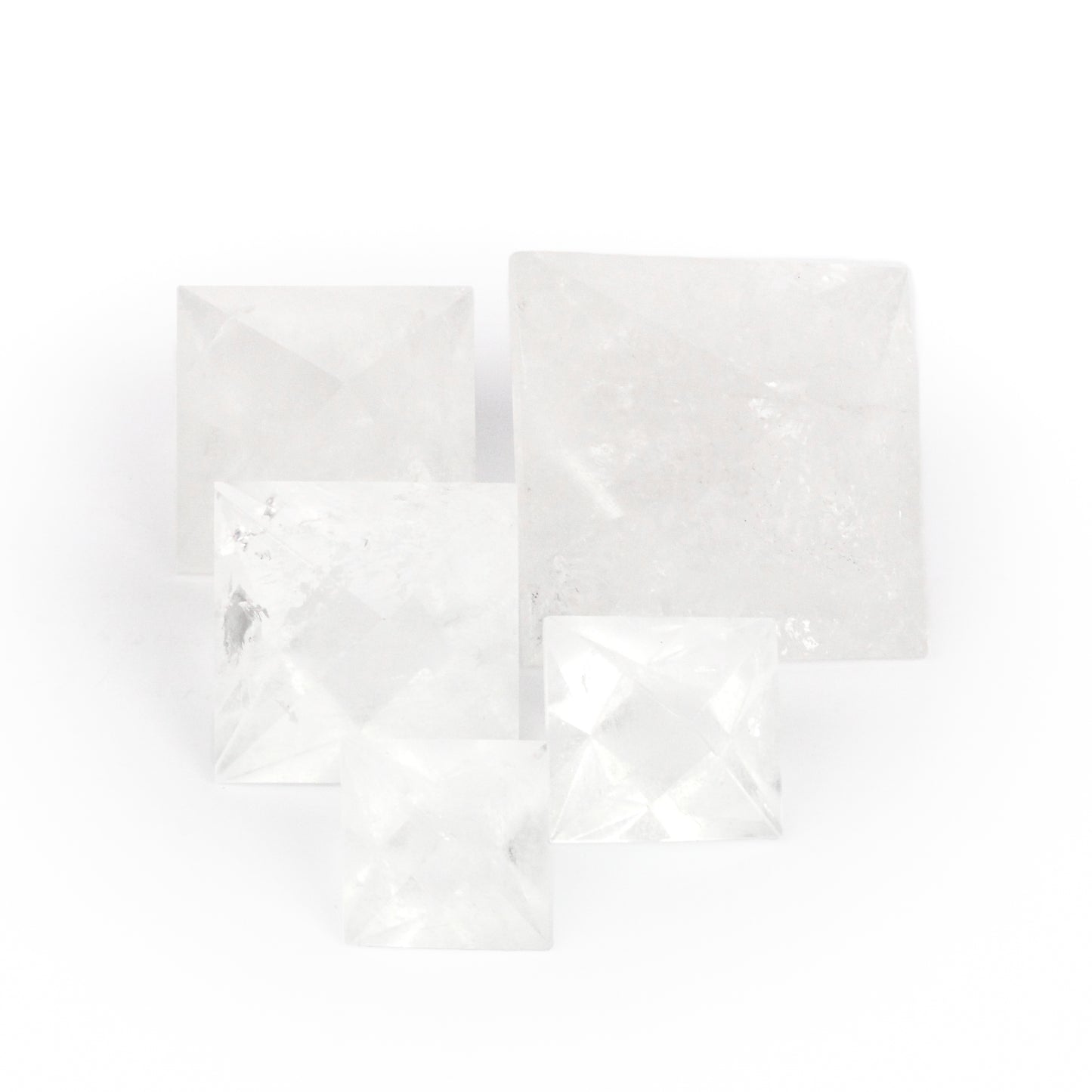 Octahedron Clear Quartz - Nativa Gems