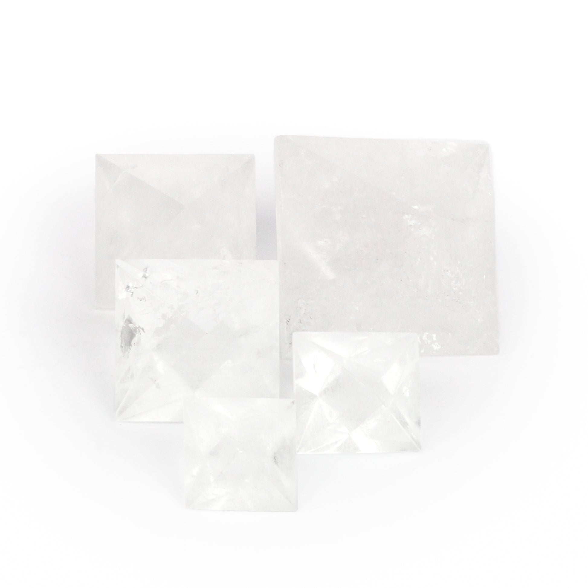 Octahedron Clear Quartz - Nativa Gems