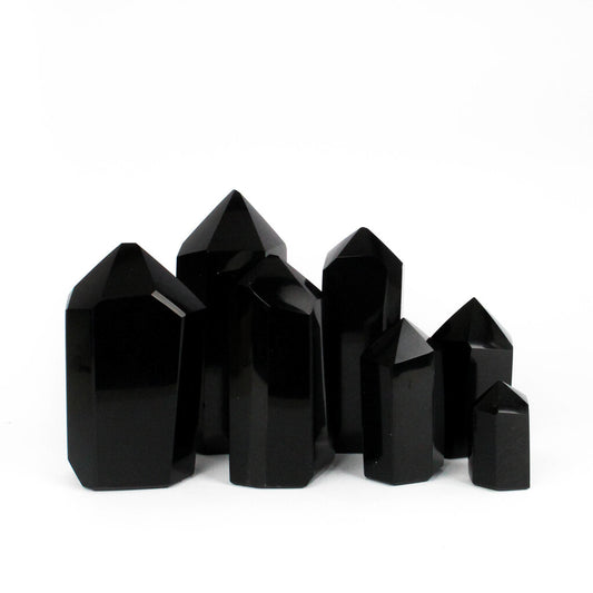 Polished Black Obsidian - Nativa Gems
