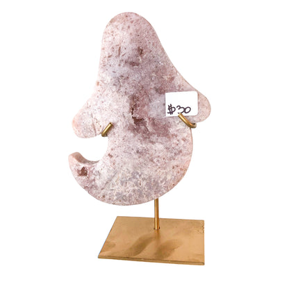 Pink Amethyst Ghost on Stand