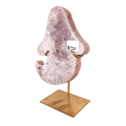 Pink Amethyst Ghost on Stand