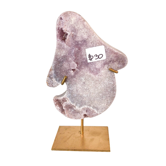 Pink Amethyst Ghost on Stand