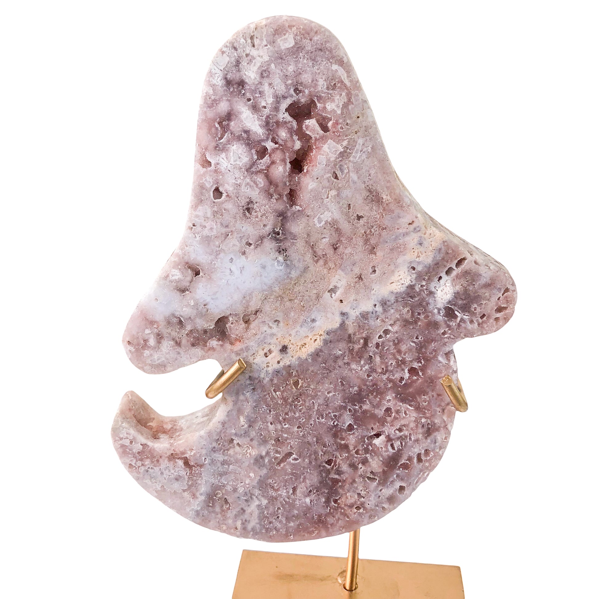 Pink Amethyst Ghost on Stand