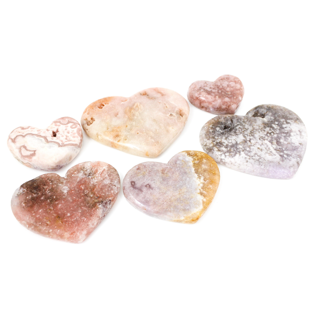 Pink Amethyst Heart – Wholesale Brazilian Crystal - Nativa Gems