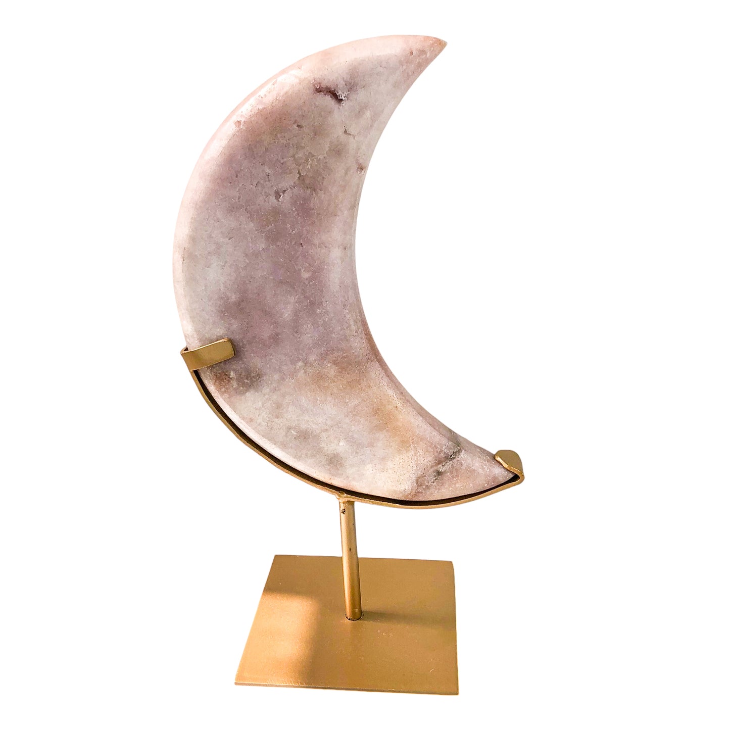 Agate Geode Coffin on Stand