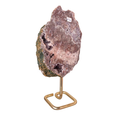 Pink Amethyst Slab on Stand 