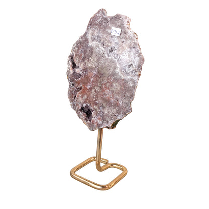 Pink Amethyst Slab on Stand 