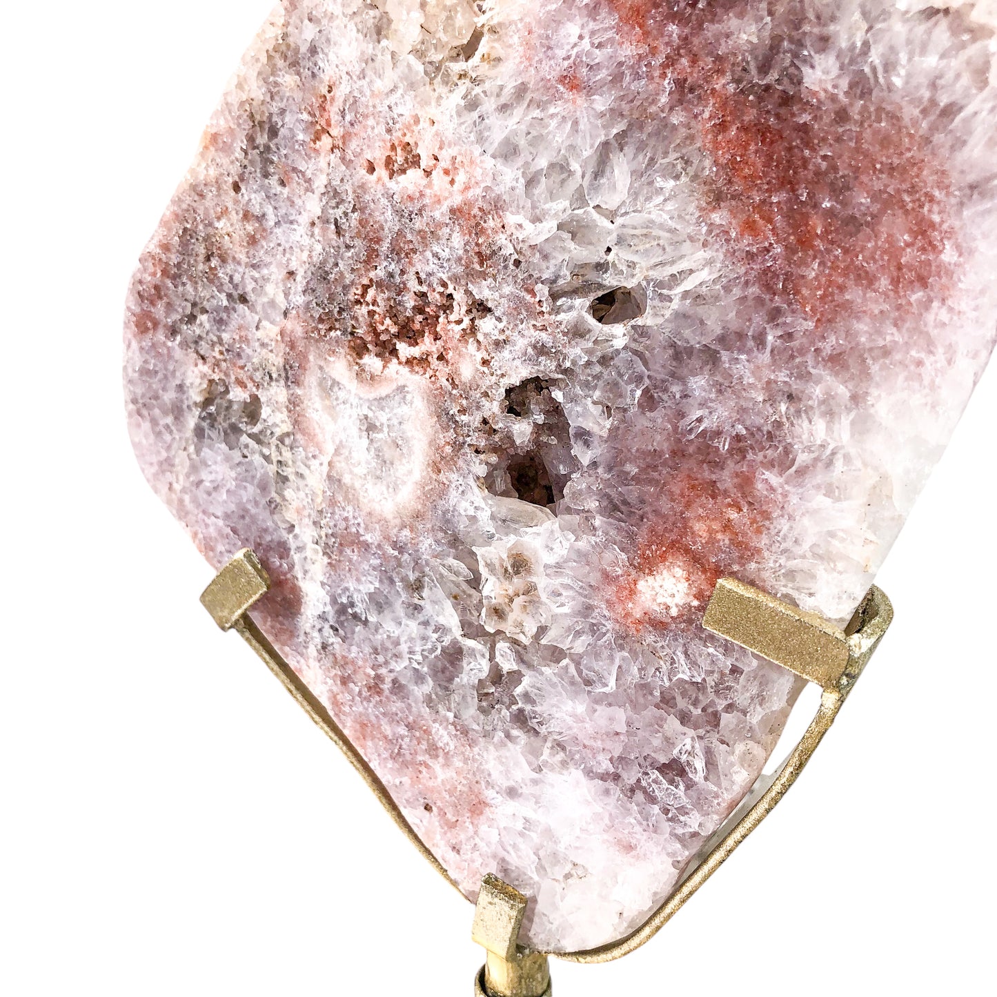 Pink Amethyst Slab on Stand