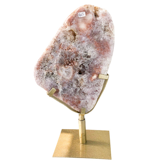 Pink Amethyst Slab on Stand