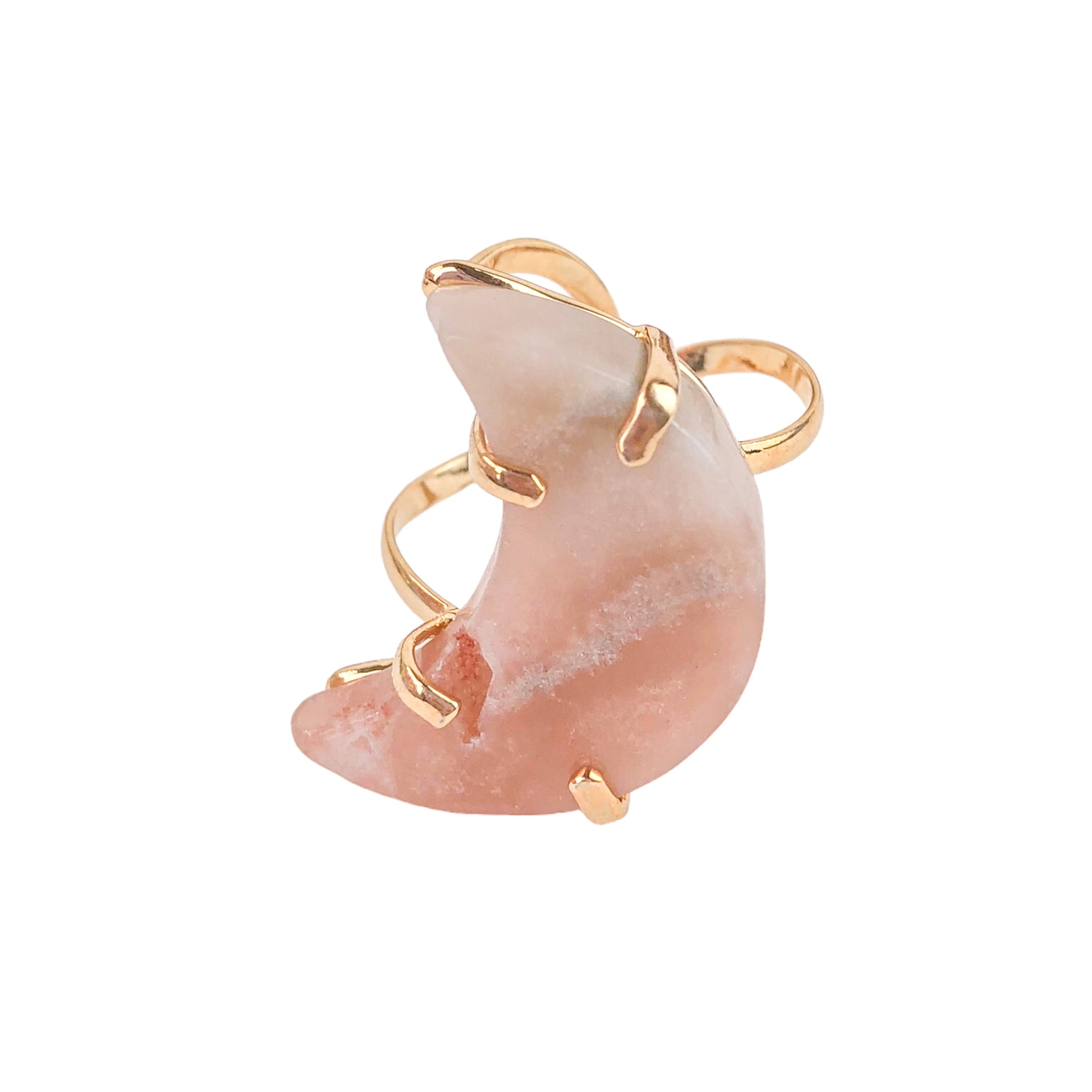 Pink Amethyst Shapes Rings