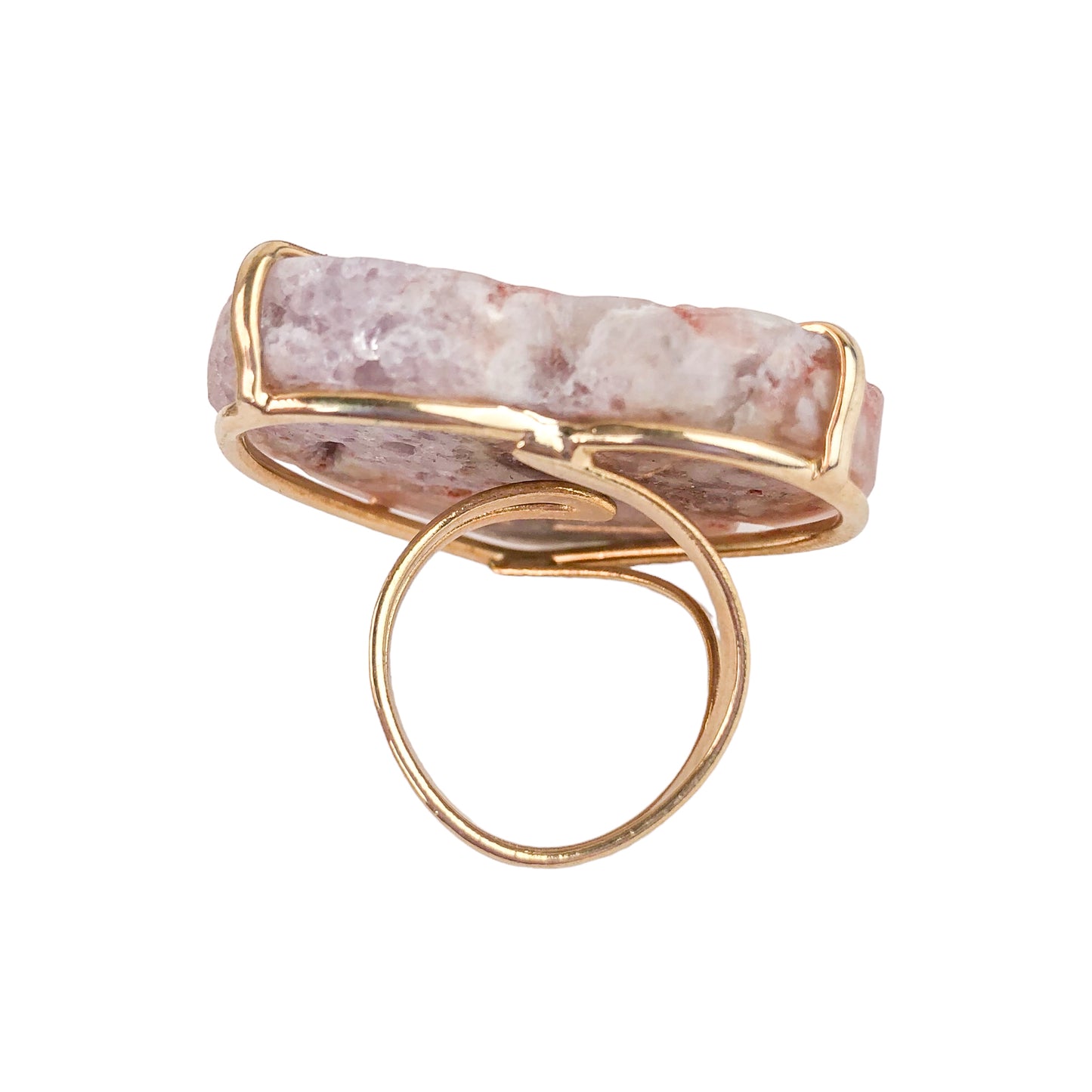 Pink Amethyst Shapes Rings