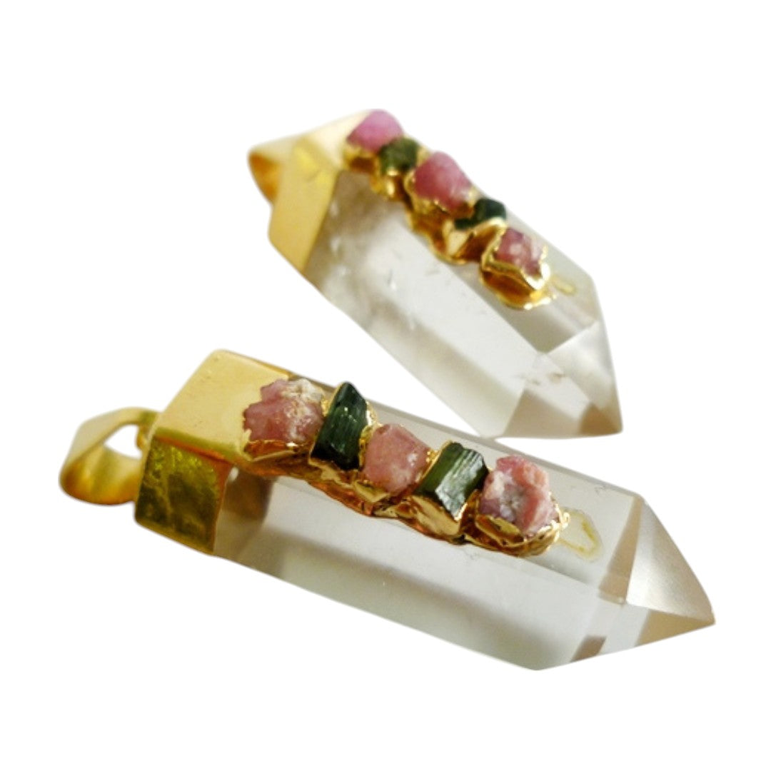 Polished Clear Quartz Point Pendants