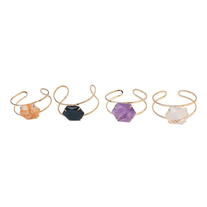 Hexagon Quartz Bracelets