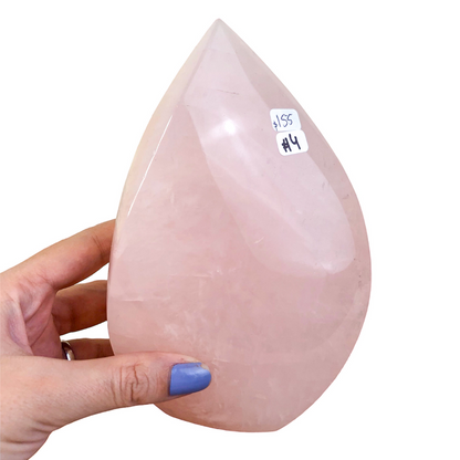 ROSE QUARTZ FLAMES - Nativa Gems Brazil