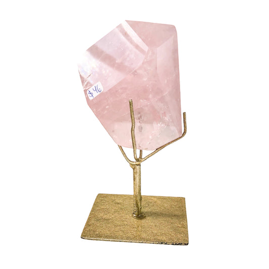 Rose Quartz on Stand