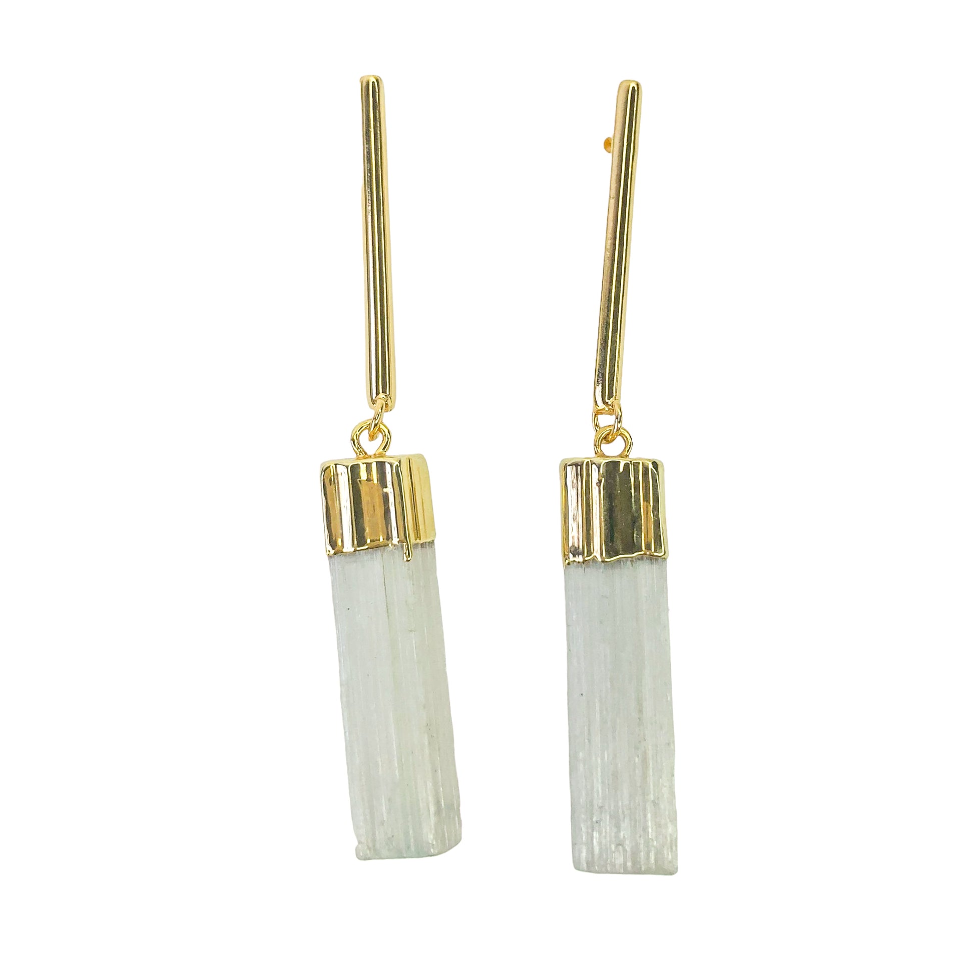  Selenite Earrings