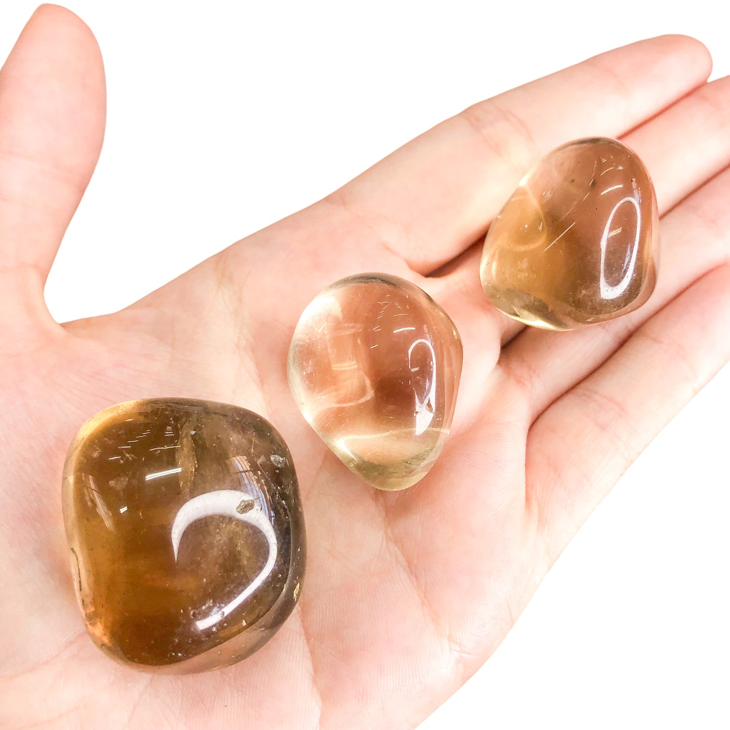 Smoky Citrine Tumbled Stones