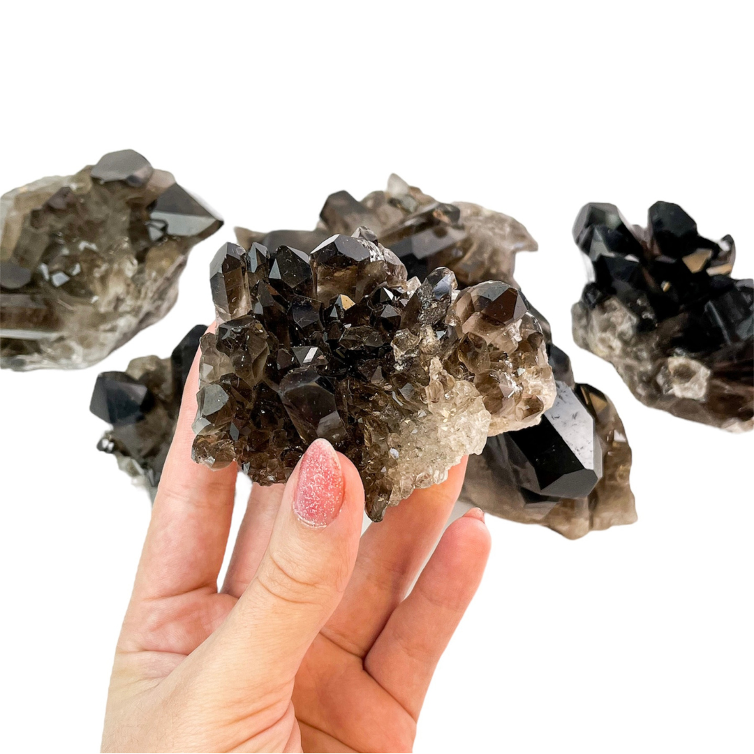 Smoky Quartz Clusters - Nativa Gems