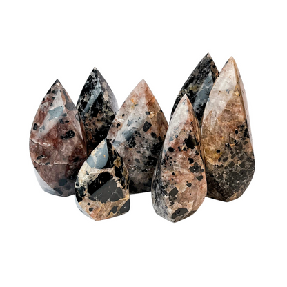 Polished Tourmaline Flames - Nativa Gems