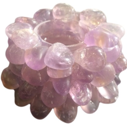 TUMBLED CANDLE HOLDER - SMALL