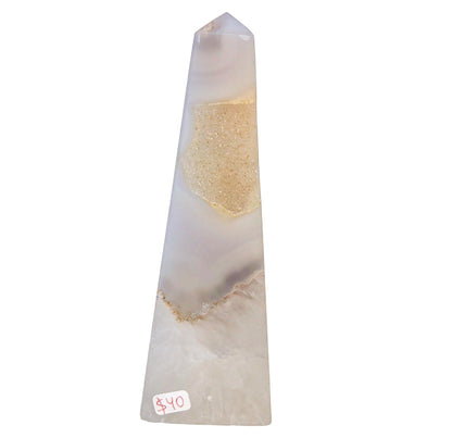 AGATE DRUZY OBELISKS - Nativa Gems Brazil