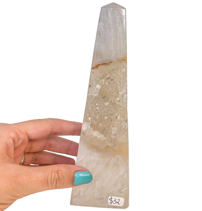 AGATE DRUZY OBELISKS - Nativa Gems Brazil