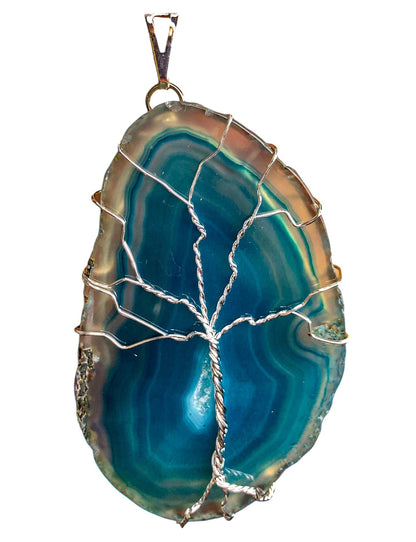 AGATE SLICE TREE PENDANTS - Nativa Gems Brazil