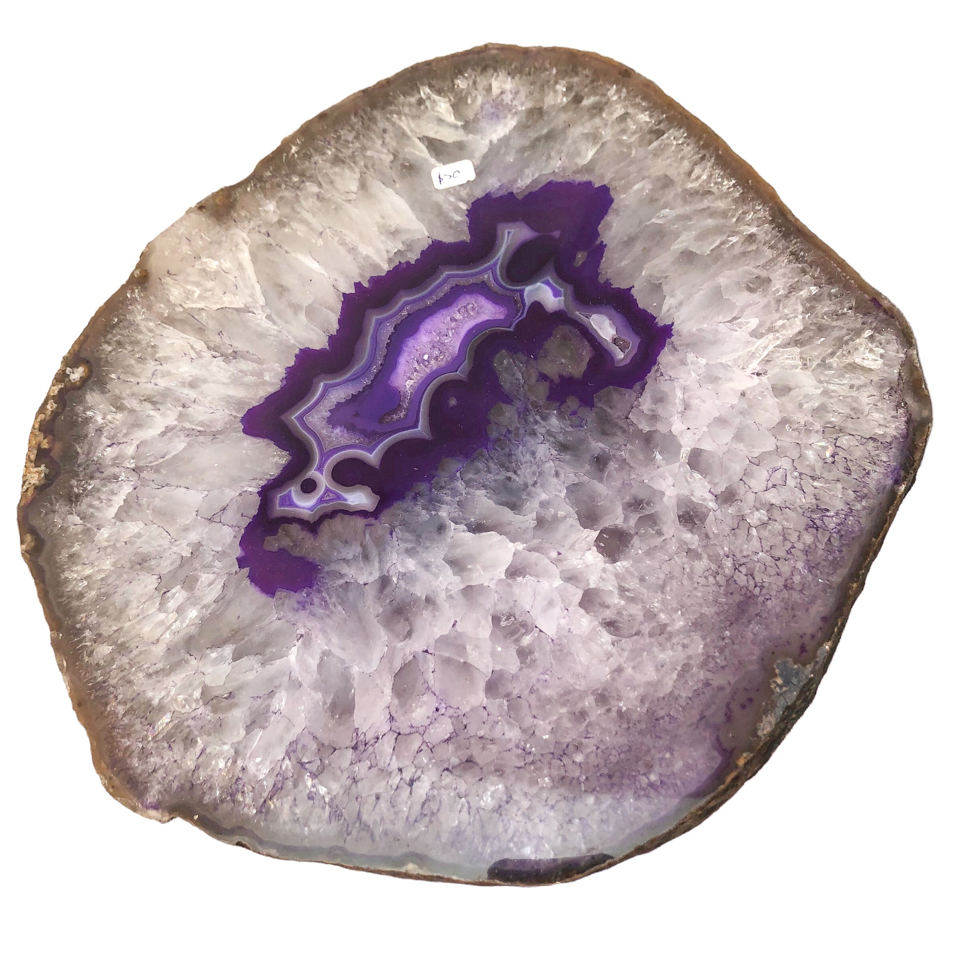 AGATE NATURAL PLATTER - LARGE - Nativa Gems Brazil