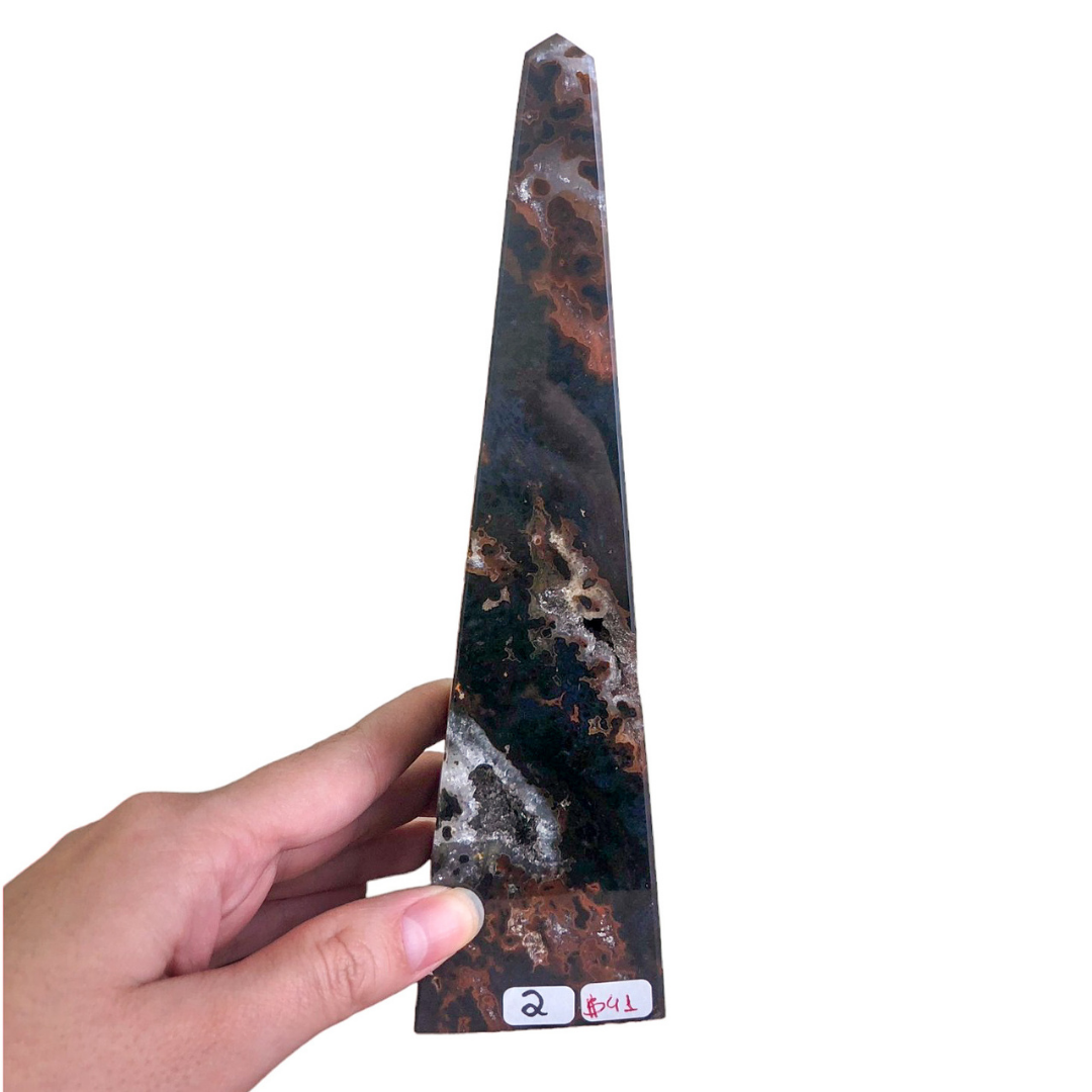 Agate Obelisk on hand