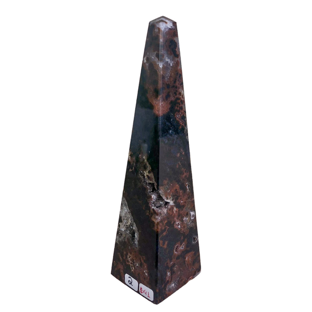 Agate Obelisk Sideways