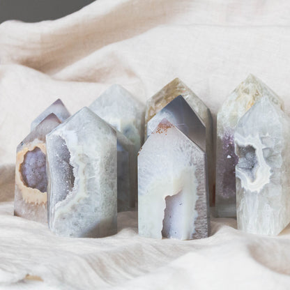 Agate Point Towers – Wholesale (Brazil) - Nativa Gems