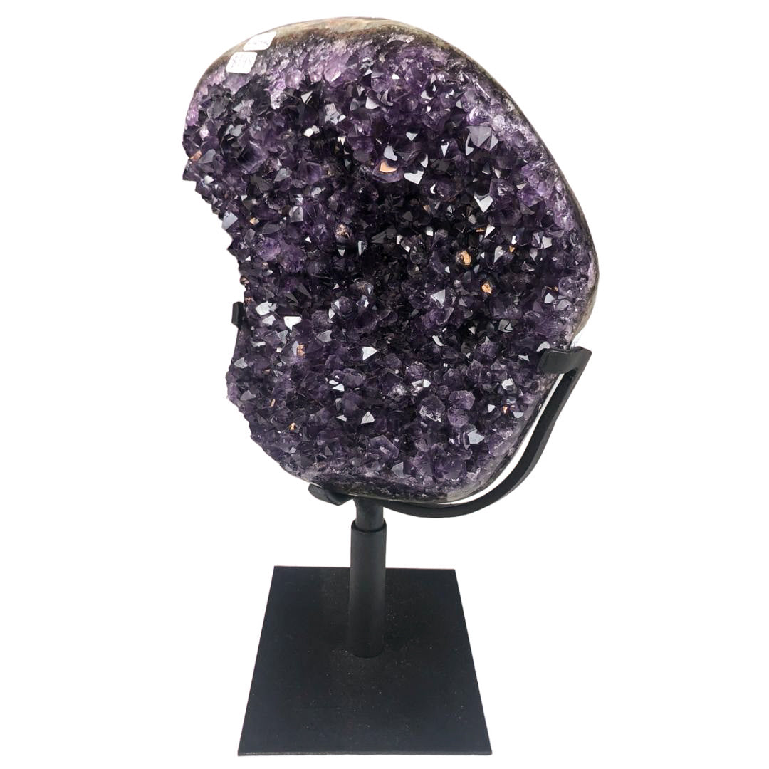 AMETHYST CLUSTER ON STAND - Nativa Gems Brazil