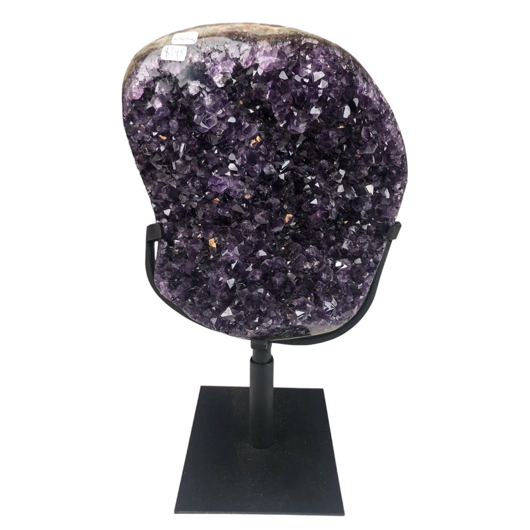 AMETHYST CLUSTER ON STAND - Nativa Gems Brazil