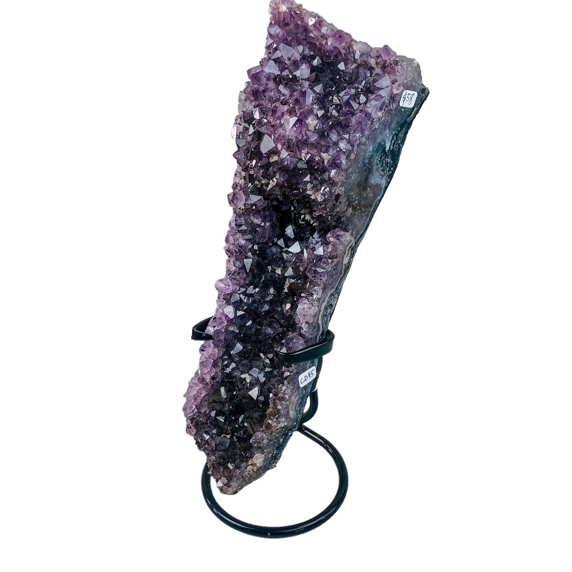 AMETHYST CLUSTER ON STAND - Nativa Gems Brazil