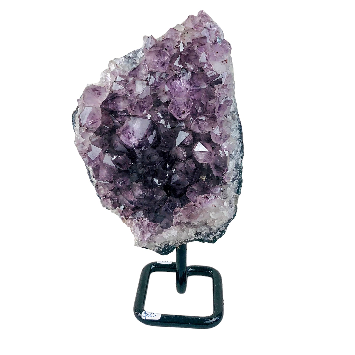 AMETHYST CLUSTER ON STAND - Nativa Gems Brazil