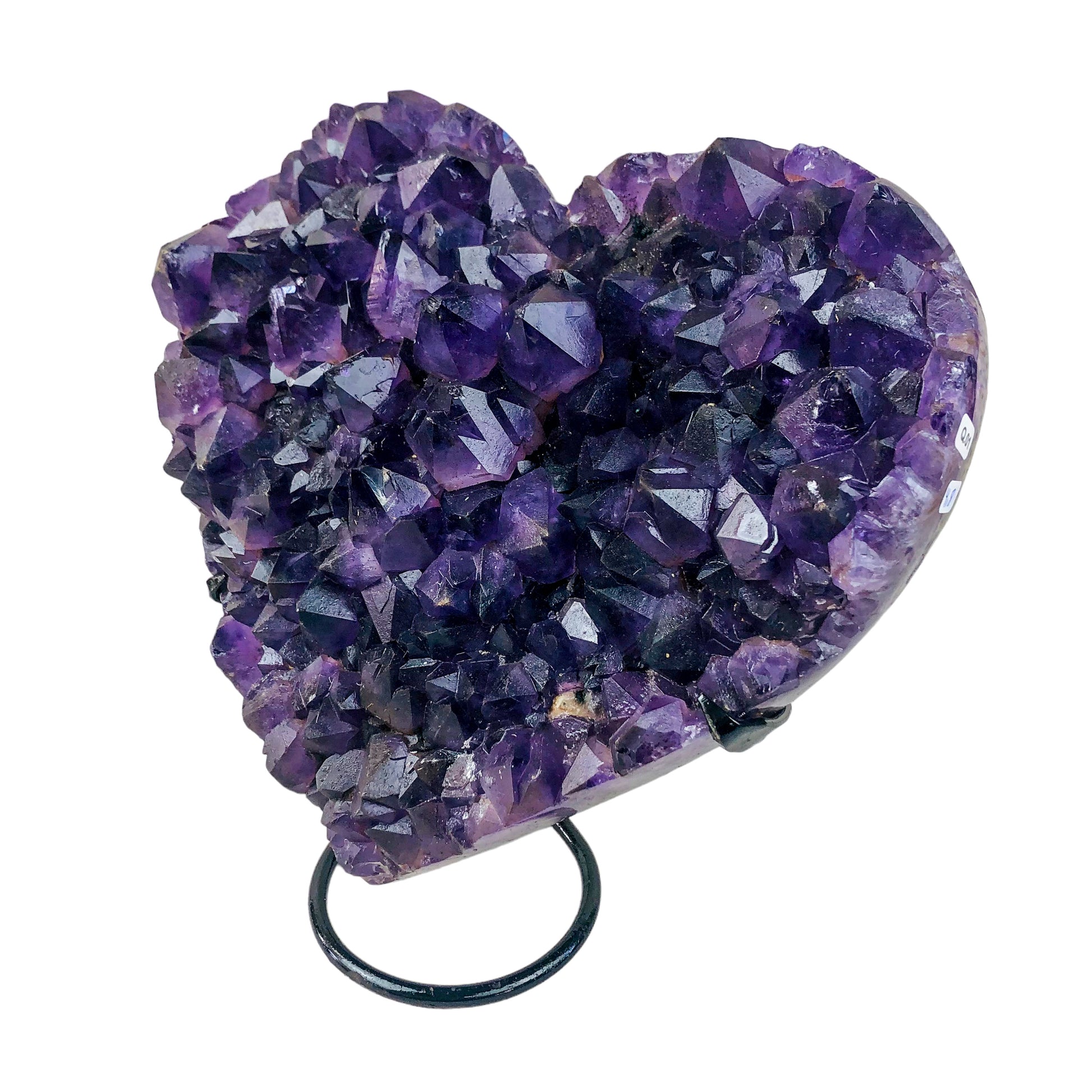 AMETHYST HEART ON STAND - Nativa Gems Brazil